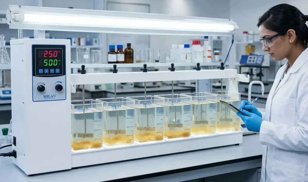 Jar-test: como definir a dosagem de PAC no tratamento de água?